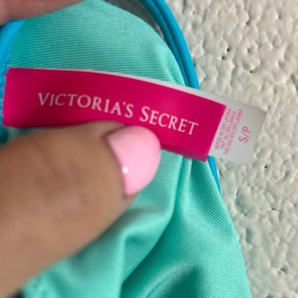 Victoria’s Secret Blue Bikini Top size S - Picture 3 of 8